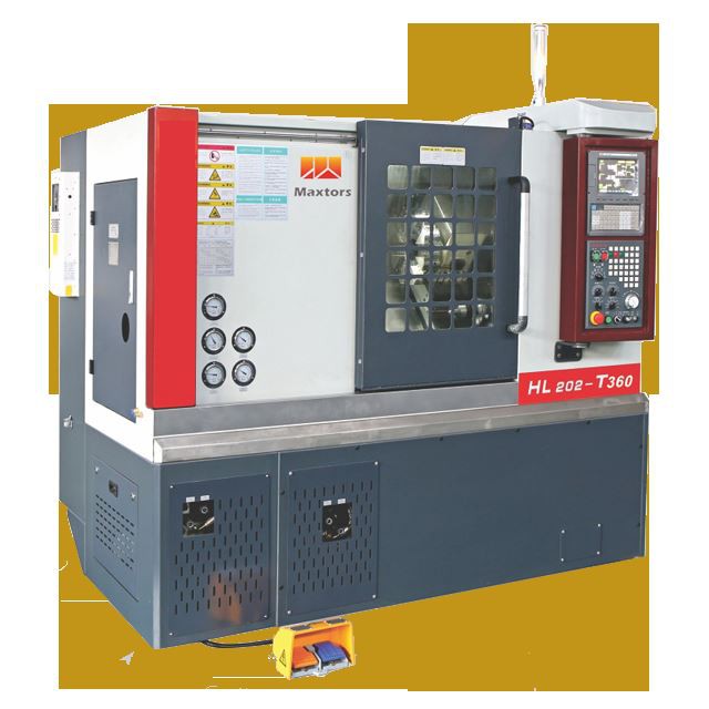 Larik CNC Pengerjaan Logam Katil Condong Kecil